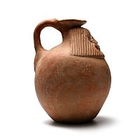 Western Asiatic Red Terracotta Jug with Face