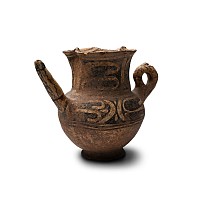 Western Asiatic Terracotta Spouted Vessel
