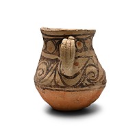Western Asiatic Bichrome Terracotta Jug