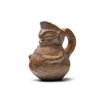 Western Asiatic Terracotta Jug with Face