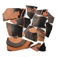 Greek Red-Figure Ware Pottery Collection