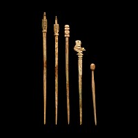 Roman Bone Pin Implement Group