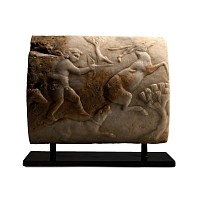 Eastern Roman Marble Fragments from a Sarcophagus