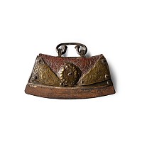 Tibetan Fire Steel Pouch Pendant