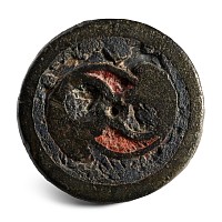 Celtic Enamelled Bronze Mount