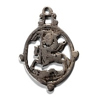 Post Medieval Silver Pendant with Saint James