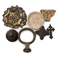 Post Medieval Bronze and Pewter Artefact Group