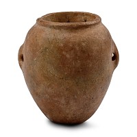 Egyptian Stone Two-Handled Cosmetic Jar
