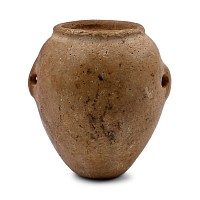 Egyptian Stone Two-Handled Cosmetic Jar