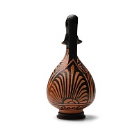 Greek Apulian Red-Figured Prochous with Lady of Fashion