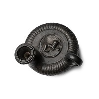 Greek Black-Glazed Guttos with Lion
