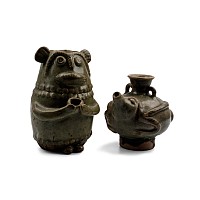 Chinese Green-Glazed Waterdroppers