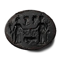 Roman Carnelian Gemstone with Figures
