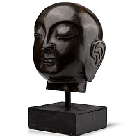 Chinese Song Style Stone Head of Buddha
