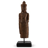Wooden Standing Buddha Statue