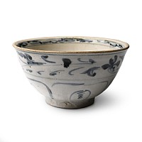 Hoi An Cargo Shipwreck Glazed Polychrome Bowl