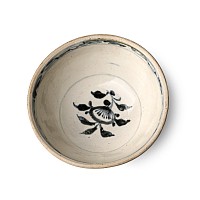 Hoi An Cargo Shipwreck Glazed Polychrome Bowl