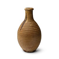 Japanese Green Stoneware Vase