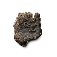 Roman Lead Tag with Bust of Caracalla