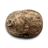Large Egyptian Steatite Scarab