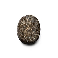 Aramaic Stone Scaraboid Seal