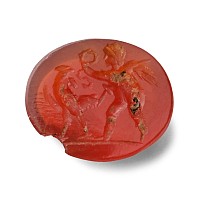 Roman Carnelian Gemstone with Putto