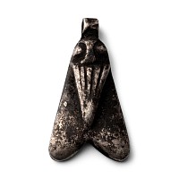 Egyptian Silver Fly Amulet