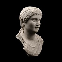 Roman Marble Portrait Bust of an Aristocratic Woman