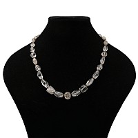 Western Asiatic Rock Crystal Bead Necklace