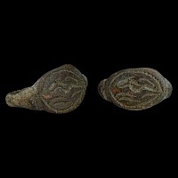 Parthian Bronze Ring with Running Animal