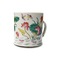Chinese Famille Rose Porcelain Mug