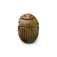 Egyptian Steatite Heart Scarab