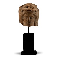 Greek Terracotta Head of a Goddess