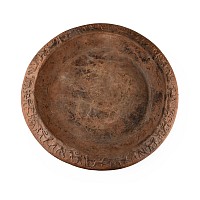 Large Etruscan Terracotta Caeretan Cylinder-Stamped Brazier
