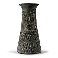 Bactrian Chlorite Vessel with Opposing Serpents