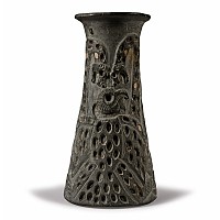 Bactrian Chlorite Vessel with Opposing Serpents