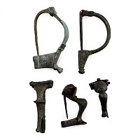 Roman Bronze Bow Brooch Collection