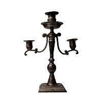 Napoleonic Pewter Candlestick