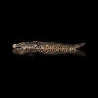 Viking Silver Fish Pendant