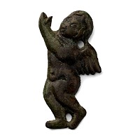 Georgian Bronze Putto Mount
