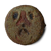 Anglo-Saxon Enamelled Bronze Brooch