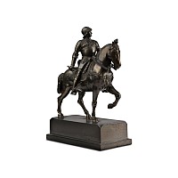 Bronze Grand Tour Spelter Bartolomeo Colleoni Statue
