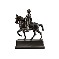 Bronze Grand Tour Spelter Bartolomeo Colleoni Statue