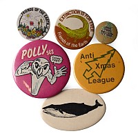 Anti-Extinction and Friends of the Earth Vintage Pin Badge Collection