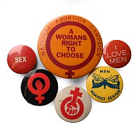 Women's Rights Vintage Pin Badge Collection