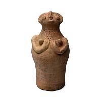 Indus Valley Clay Cylindrical Fertility Figure
