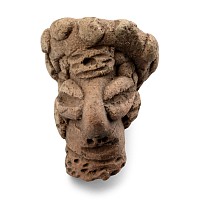 Hittite Ceramic Idol Head
