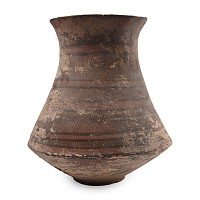 Indus Valley Mehrgarh Terracotta Geometric Vase