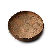 Indus Valley Mehrgarh Terracotta Bowl with Eagle and Gryphon