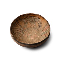 Indus Valley Mehrgarh Terracotta Bowl with Eagle and Gryphon